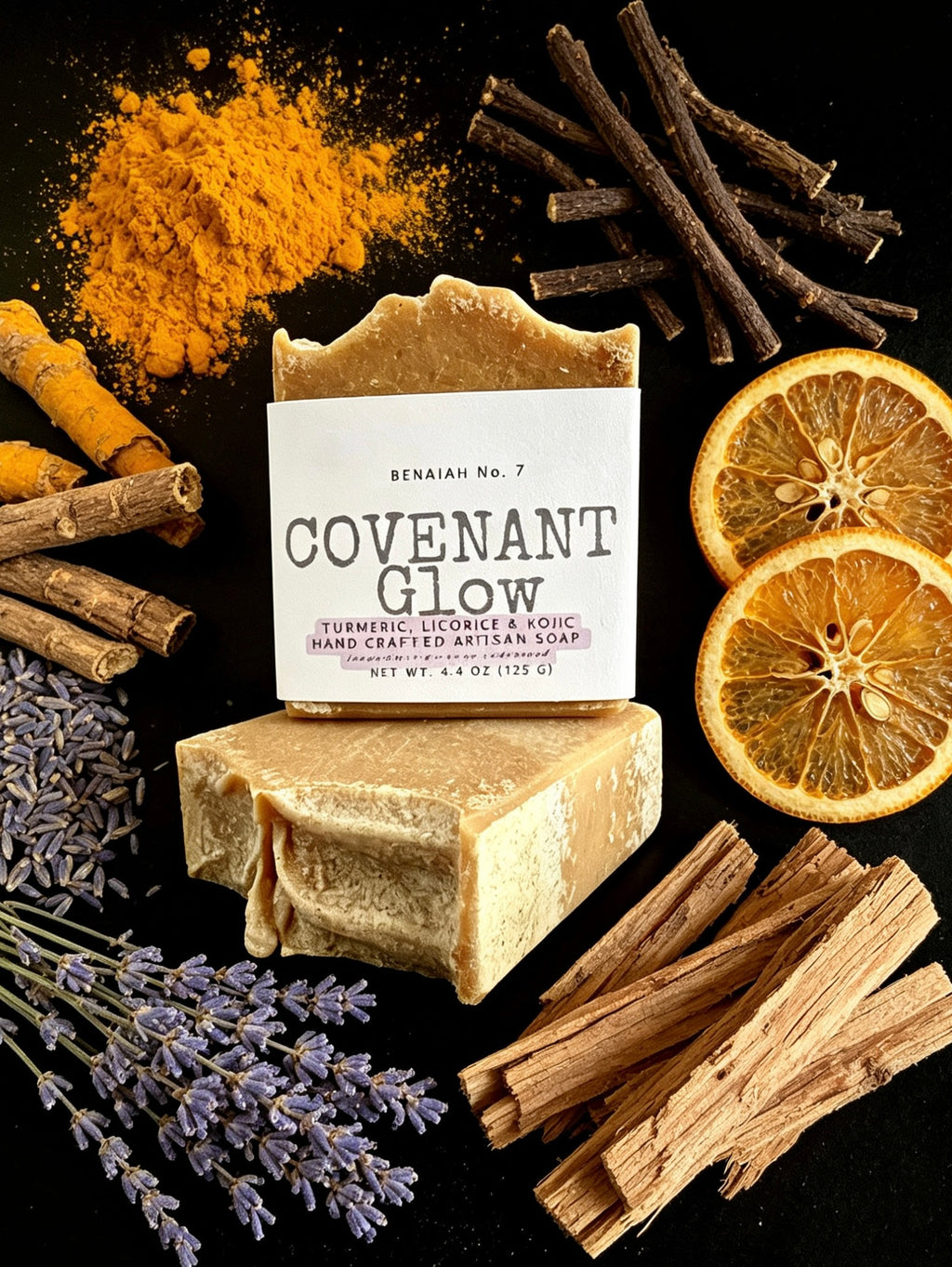 ✨ Covenant Glow (Hero Soap)⭐  Turmeric, Licorice & Kojic