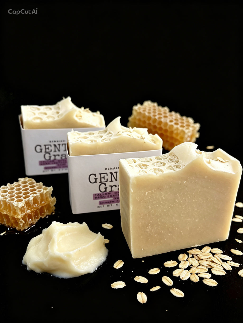🍯 Gentle Grace (Tallow) – Oats & Honey