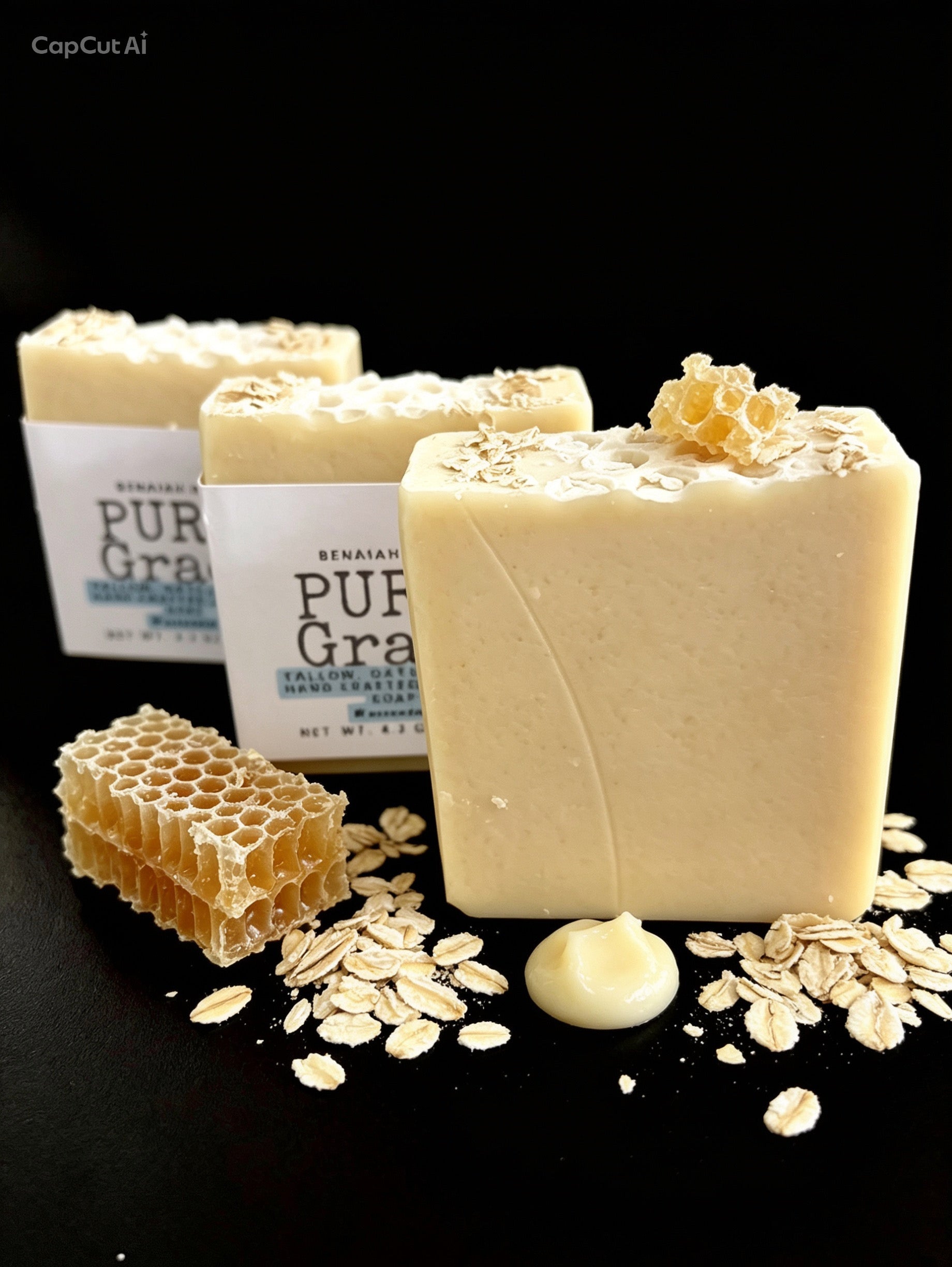 ✨ Pure Grace (Tallow) - Oats & Honey (unscented)
