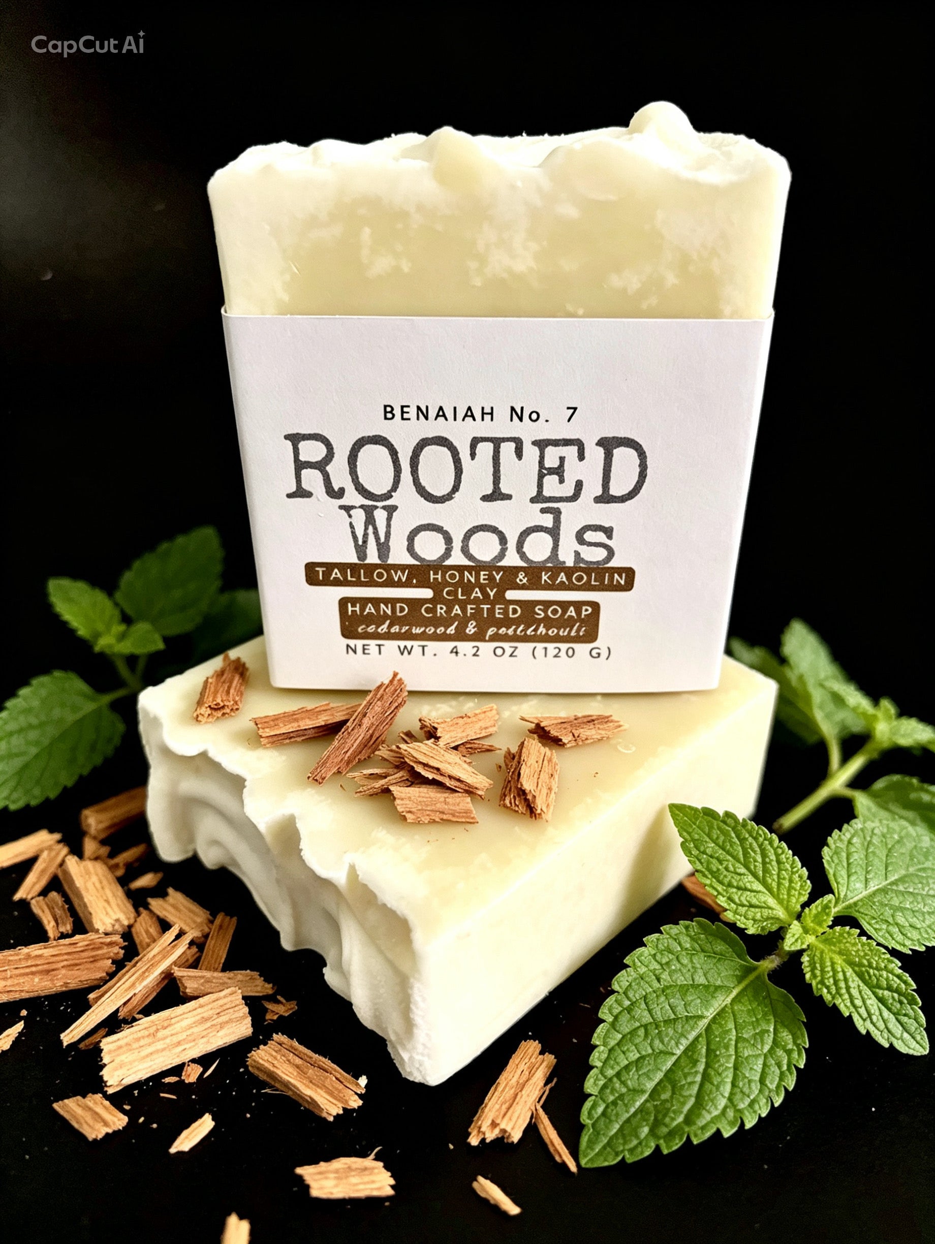 🍯 Rooted Woods (Tallow) – Cedarwood & Patchoulli