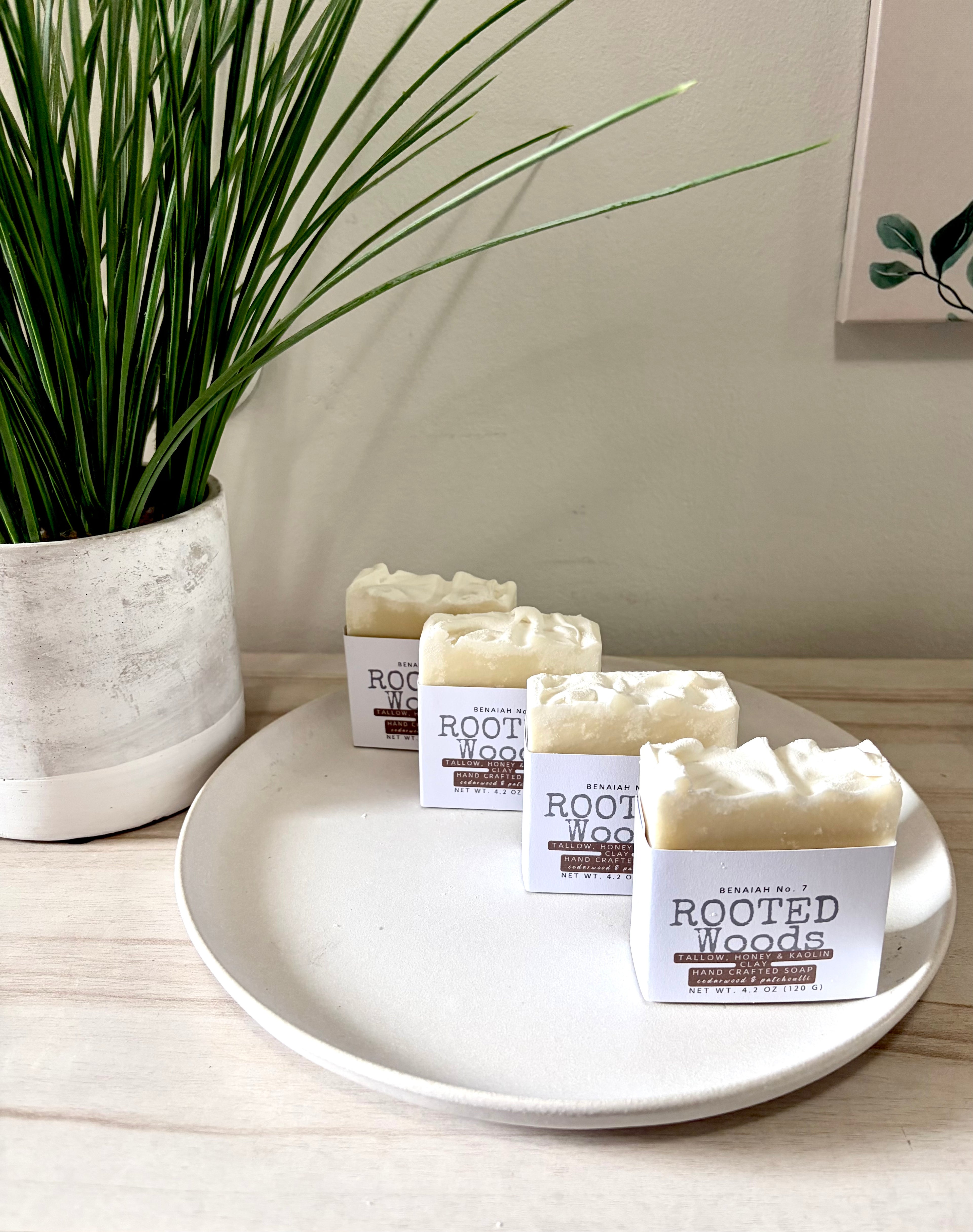 🍯 Rooted Woods (Tallow) – Cedarwood & Patchoulli