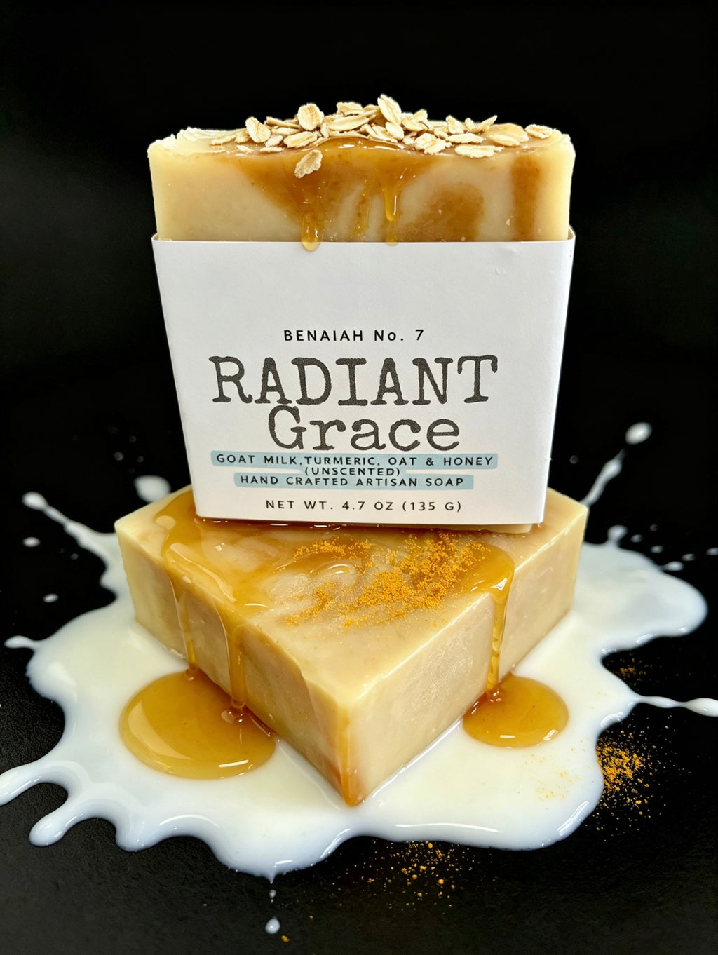 Radiant Grace 🍯 Turmeric, Oat & Honey (w/out Kojic) – Unscented