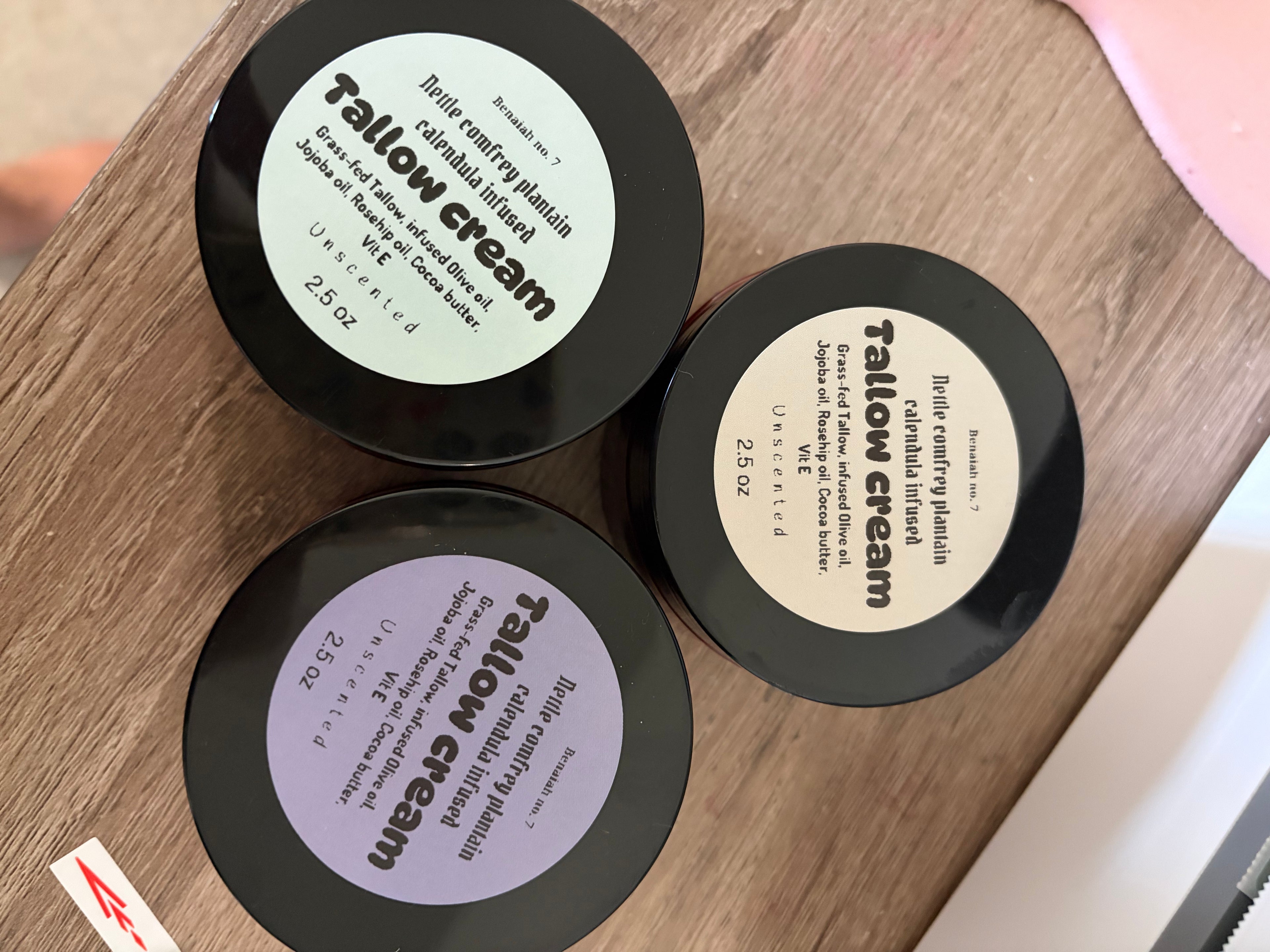 🌿 Botanical Tallow Cream — Four Herb Infusion