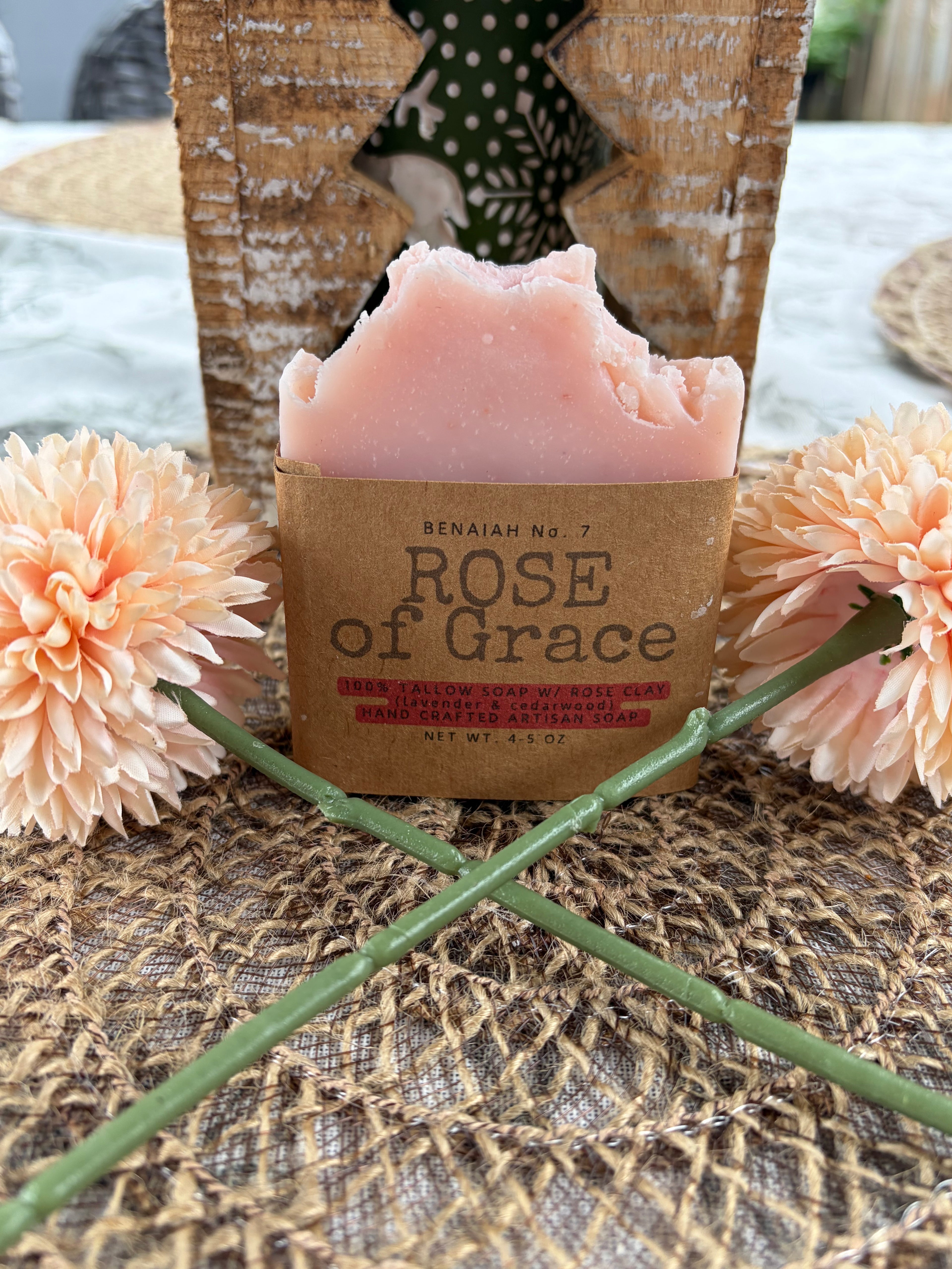 🌹 Rose of Grace — 100% Tallow Luxury Soap