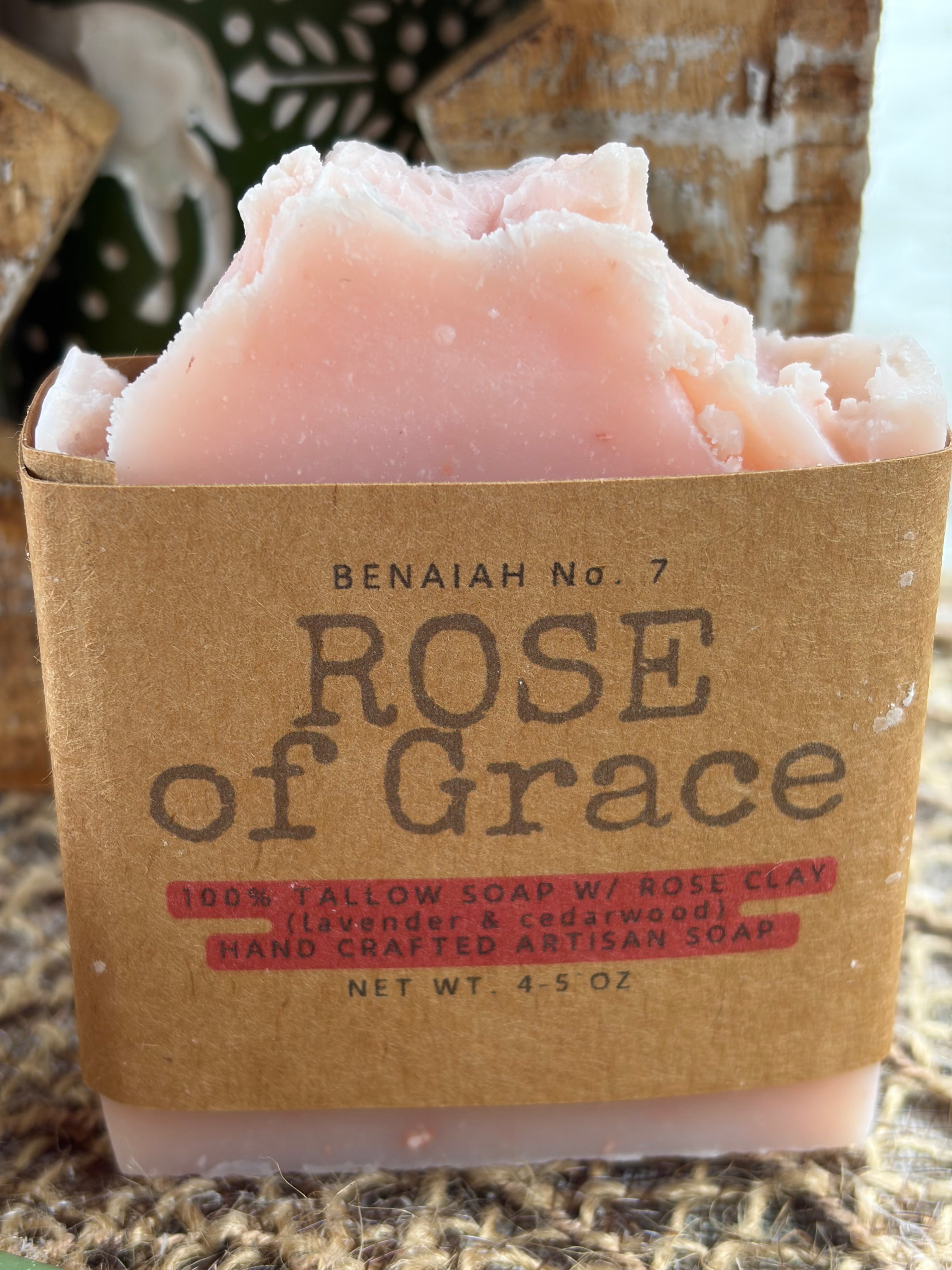 🌹 Rose of Grace — 100% Tallow Luxury Soap